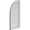 Ekena Millwork Quarter Round Top Left Surface Mount PVC Gable Vent w/ 2"W x 2"P Brickmould Sill Frame, 20"W x 40"H GVPQL20X4003SN - alternate 5